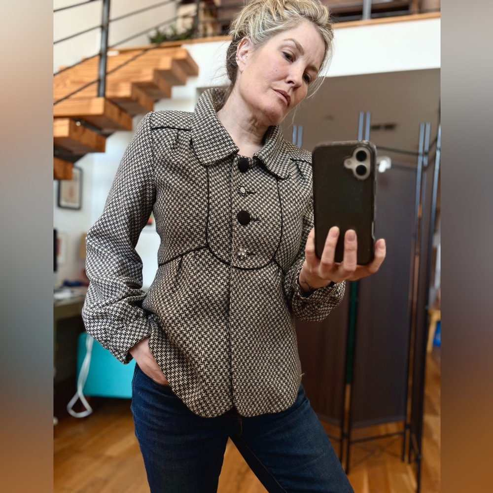 Vintage Kenar Houndstooth Jacket